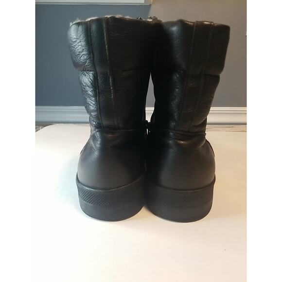 Gently Worn Northwest Territory Men\'s Black Leather Lined Dress Boots Size 10 main image 6